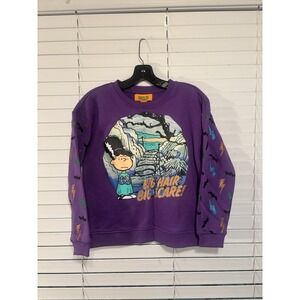 Peanuts Snoopy 'big Hair Scare‎ Purple Halloween Medium